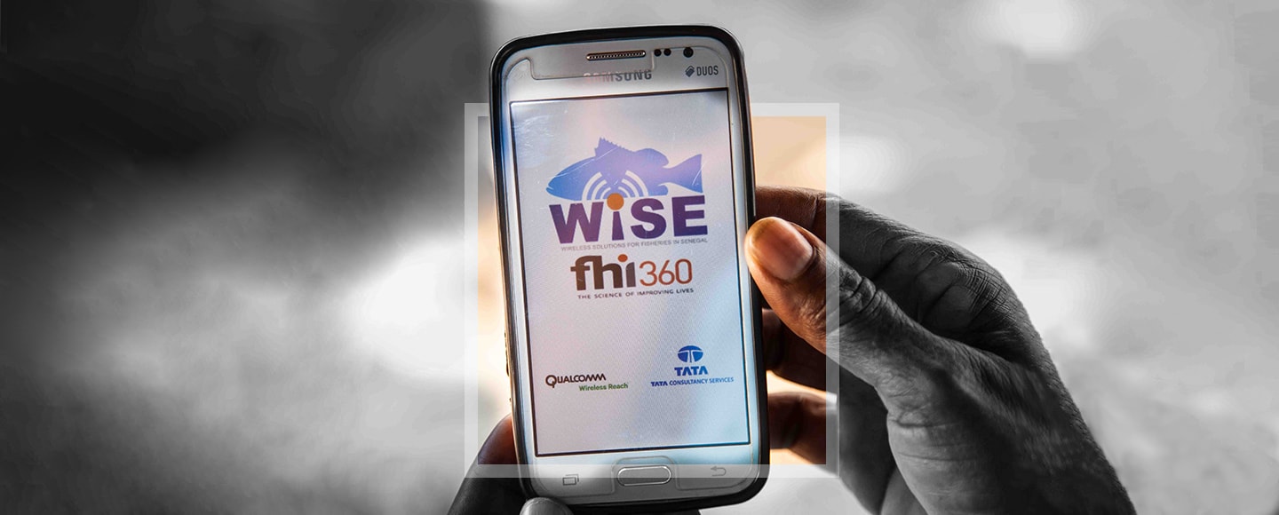WISE mobile app in use